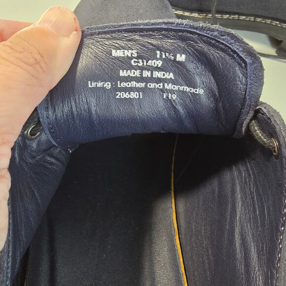 Cole Haan Frankland Grand Plain Toe Oxford Shoe Navy Nubuck Leather Size 11.5 - Picture 6 of 7